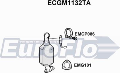 EuroFlo ECGM1132TA - Каталізатор avtolavka.club