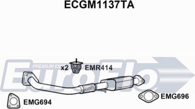 EuroFlo ECGM1137TA - Каталізатор avtolavka.club