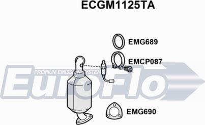 EuroFlo ECGM1125TA - Каталізатор avtolavka.club