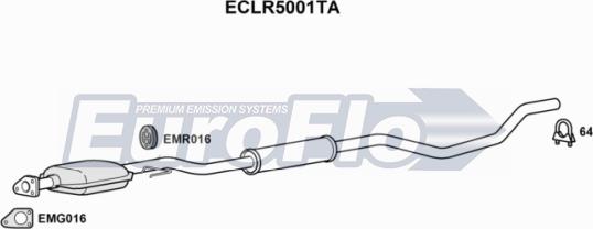 EuroFlo ECLR5001TA - Каталізатор avtolavka.club