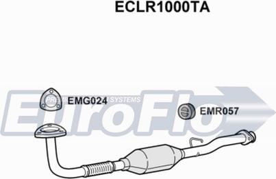 EuroFlo ECLR1000TA - Каталізатор avtolavka.club