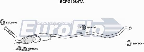 EuroFlo ECPG1084TA - Каталізатор avtolavka.club