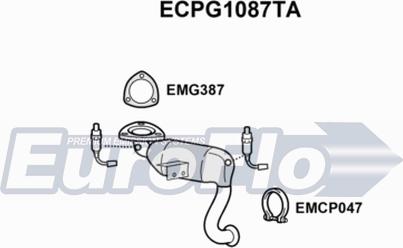 EuroFlo ECPG1087TA - Каталізатор avtolavka.club