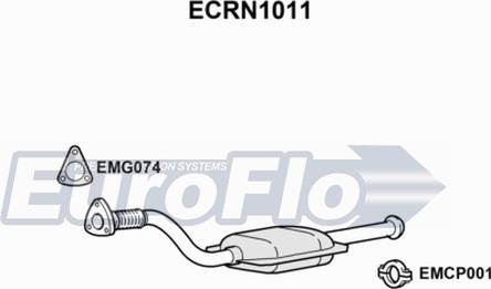 EuroFlo ECRN1011 - Каталізатор avtolavka.club