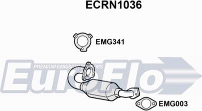 EuroFlo ECRN1036 - Каталізатор avtolavka.club