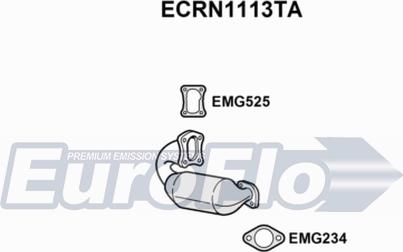 EuroFlo ECRN1113TA - Каталізатор avtolavka.club