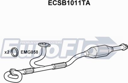 EuroFlo ECSB1011TA - Каталізатор avtolavka.club