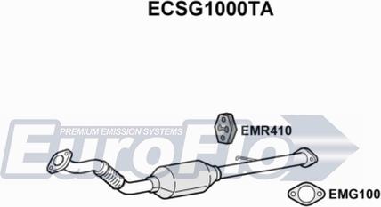 EuroFlo ECSG1000TA - Каталізатор avtolavka.club