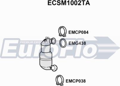 EuroFlo ECSM1002TA - Каталізатор avtolavka.club