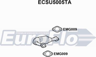 EuroFlo ECSU5005TA - Каталізатор avtolavka.club