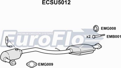 EuroFlo ECSU5012 - Каталізатор avtolavka.club