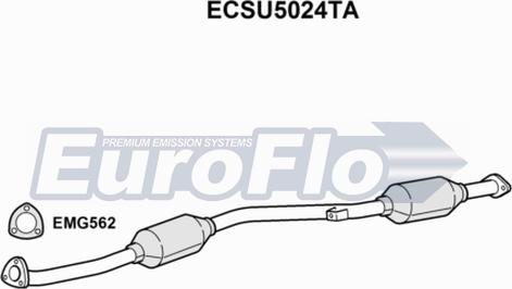 EuroFlo ECSU5024TA - Каталізатор avtolavka.club
