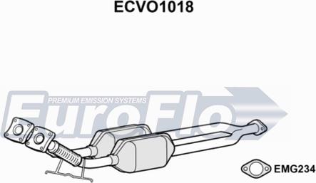 EuroFlo ECVO1018 - Каталізатор avtolavka.club