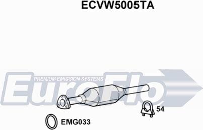 EuroFlo ECVW5005TA - Каталізатор avtolavka.club