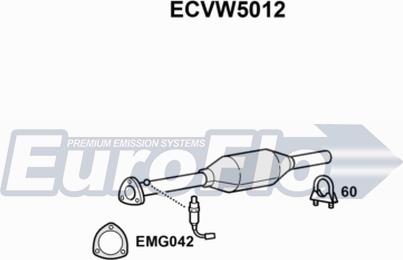 EuroFlo ECVW5012 - Каталізатор avtolavka.club