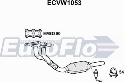 EuroFlo ECVW1053 - Каталізатор avtolavka.club