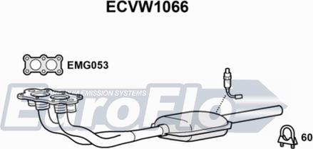 EuroFlo ECVW1066 - Каталізатор avtolavka.club