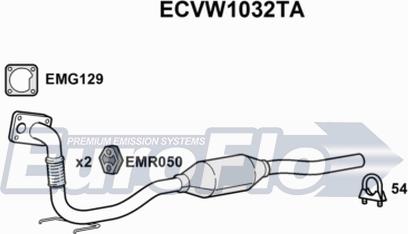 EuroFlo ECVW1032TA - Каталізатор avtolavka.club