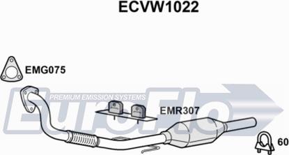 EuroFlo ECVW1022 - Каталізатор avtolavka.club