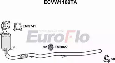 EuroFlo ECVW1169TA - Каталізатор avtolavka.club