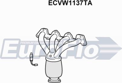 EuroFlo ECVW1137TA - Каталізатор avtolavka.club