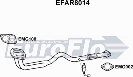 EuroFlo EFAR8014 - Труба вихлопного газу avtolavka.club