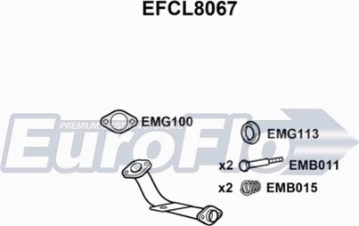 EuroFlo EFCL8067 - Труба вихлопного газу avtolavka.club