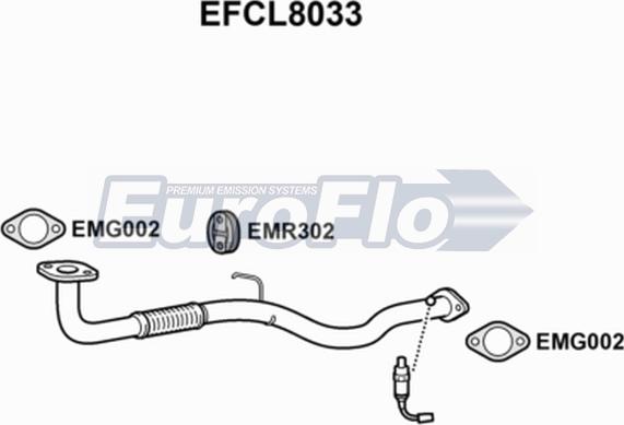 EuroFlo EFCL8033 - Труба вихлопного газу avtolavka.club