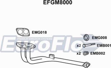 EuroFlo EFGM8000 - Труба вихлопного газу avtolavka.club