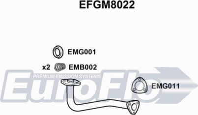 EuroFlo EFGM8022 - Труба вихлопного газу avtolavka.club