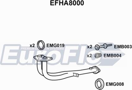 EuroFlo EFHA8000 - Труба вихлопного газу avtolavka.club