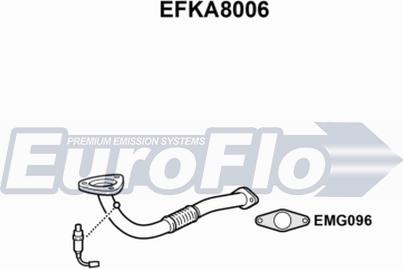 EuroFlo EFKA8006 - Труба вихлопного газу avtolavka.club