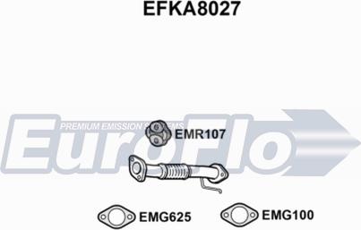 EuroFlo EFKA8027 - Труба вихлопного газу avtolavka.club