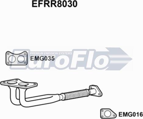 EuroFlo EFRR8030 - Труба вихлопного газу avtolavka.club