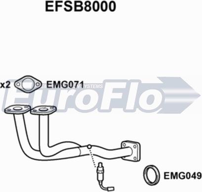 EuroFlo EFSB8000 - Труба вихлопного газу avtolavka.club
