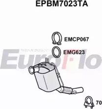 EuroFlo EPBM7023TA - Сажі / частковий фільтр, система вихлопу ОГ avtolavka.club