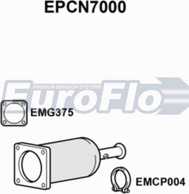 EuroFlo EPCN7000 - Сажі / частковий фільтр, система вихлопу ОГ avtolavka.club