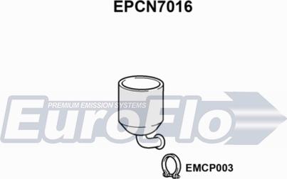 EuroFlo EPCN7016 - Сажі / частковий фільтр, система вихлопу ОГ avtolavka.club