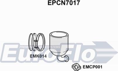 EuroFlo EPCN7017 - Сажі / частковий фільтр, система вихлопу ОГ avtolavka.club