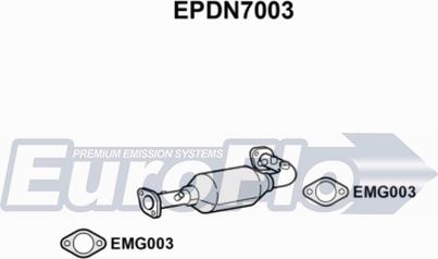 EuroFlo EPDN7003 - Сажі / частковий фільтр, система вихлопу ОГ avtolavka.club