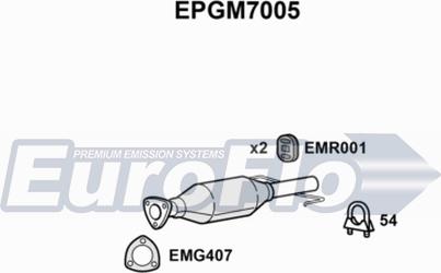 EuroFlo EPGM7005 - Сажі / частковий фільтр, система вихлопу ОГ avtolavka.club