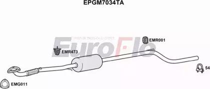 EuroFlo EPGM7034TA - Сажі / частковий фільтр, система вихлопу ОГ avtolavka.club