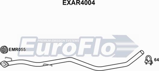 EuroFlo EXAR4004 - Труба вихлопного газу avtolavka.club