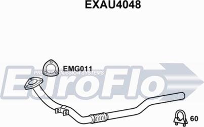 EuroFlo EXAU4048 - Труба вихлопного газу avtolavka.club