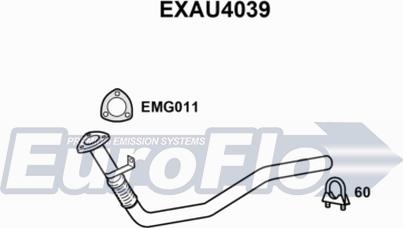 EuroFlo EXAU4039 - Труба вихлопного газу avtolavka.club