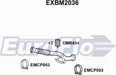 EuroFlo EXBM2036 - Труба вихлопного газу avtolavka.club