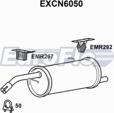 EuroFlo EXCN6050 - Глушник вихлопних газів кінцевий avtolavka.club