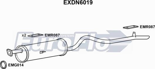 EuroFlo EXDN6019 - Глушник вихлопних газів кінцевий avtolavka.club