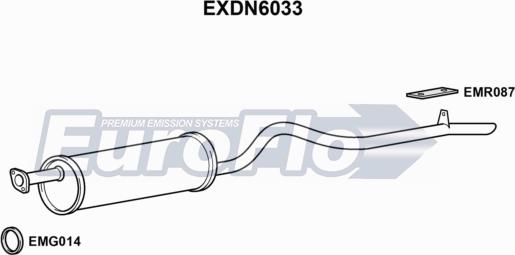 EuroFlo EXDN6033 - Глушник вихлопних газів кінцевий avtolavka.club