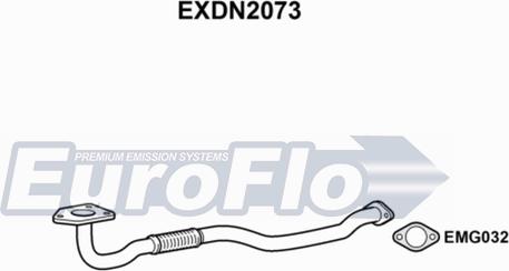 EuroFlo EXDN2073 - Труба вихлопного газу avtolavka.club